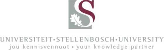 Collaborating partner: Stellenbosch University (logo)